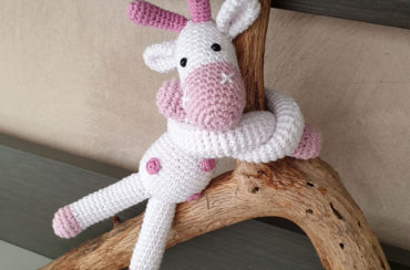 Fermatenda giraffa amigurumi